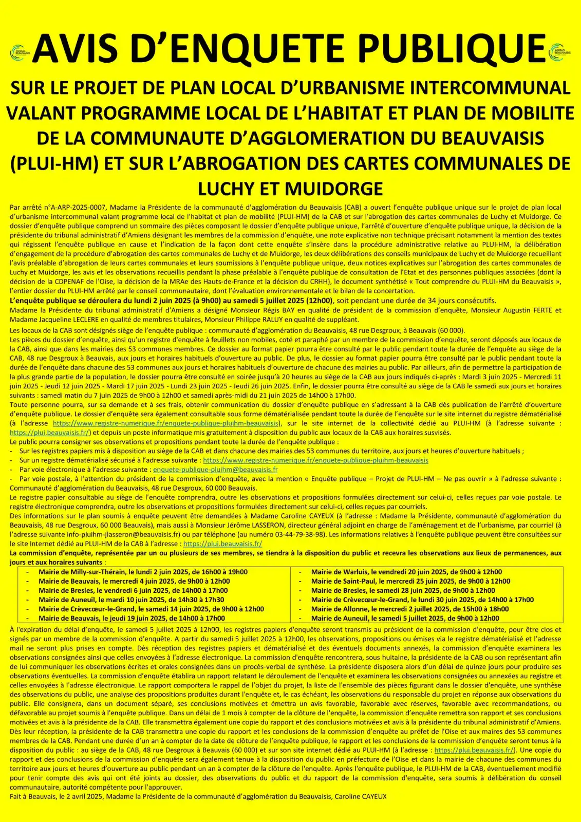 Agglomération du Beauvaisis post