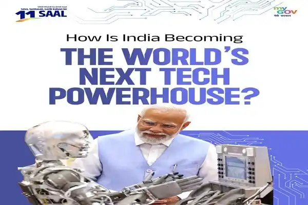 Image from Akashvani News: PM Modi hails young innovators, says Digital India made nation a globa...