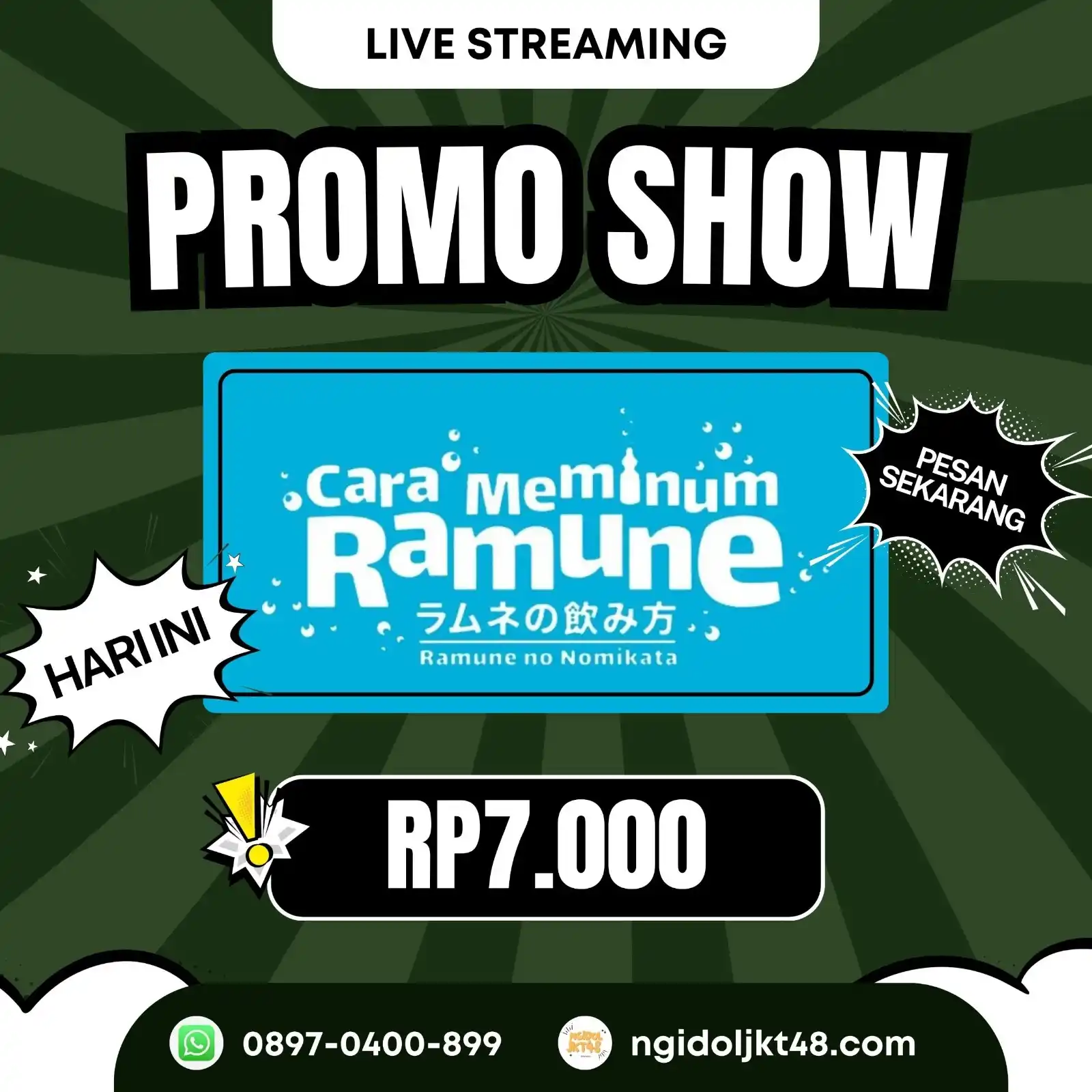 Image from Ngidol JKT48: Promo Hari Ini , 2 Show 12k Show hari ini , jangan lupa nonton stream...