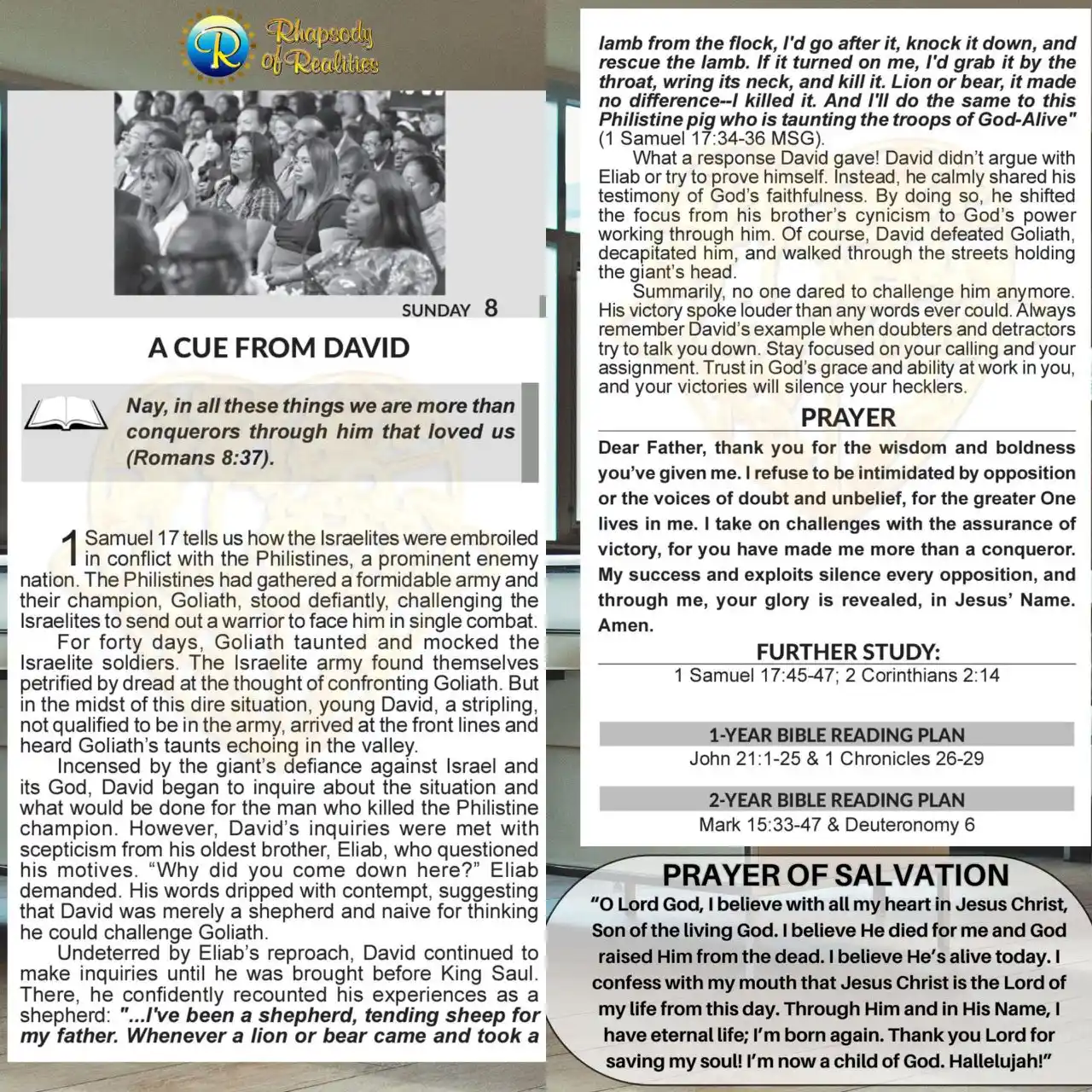 Image from ๐๐๐ ๐๐๐๐๐๐๐ ๐๐๐
๐ ๐: RHAPSODY OF REALITIES DAILY DEVOTIONAL PASTOR CHRIS OYAKHILOME Dsc. D...