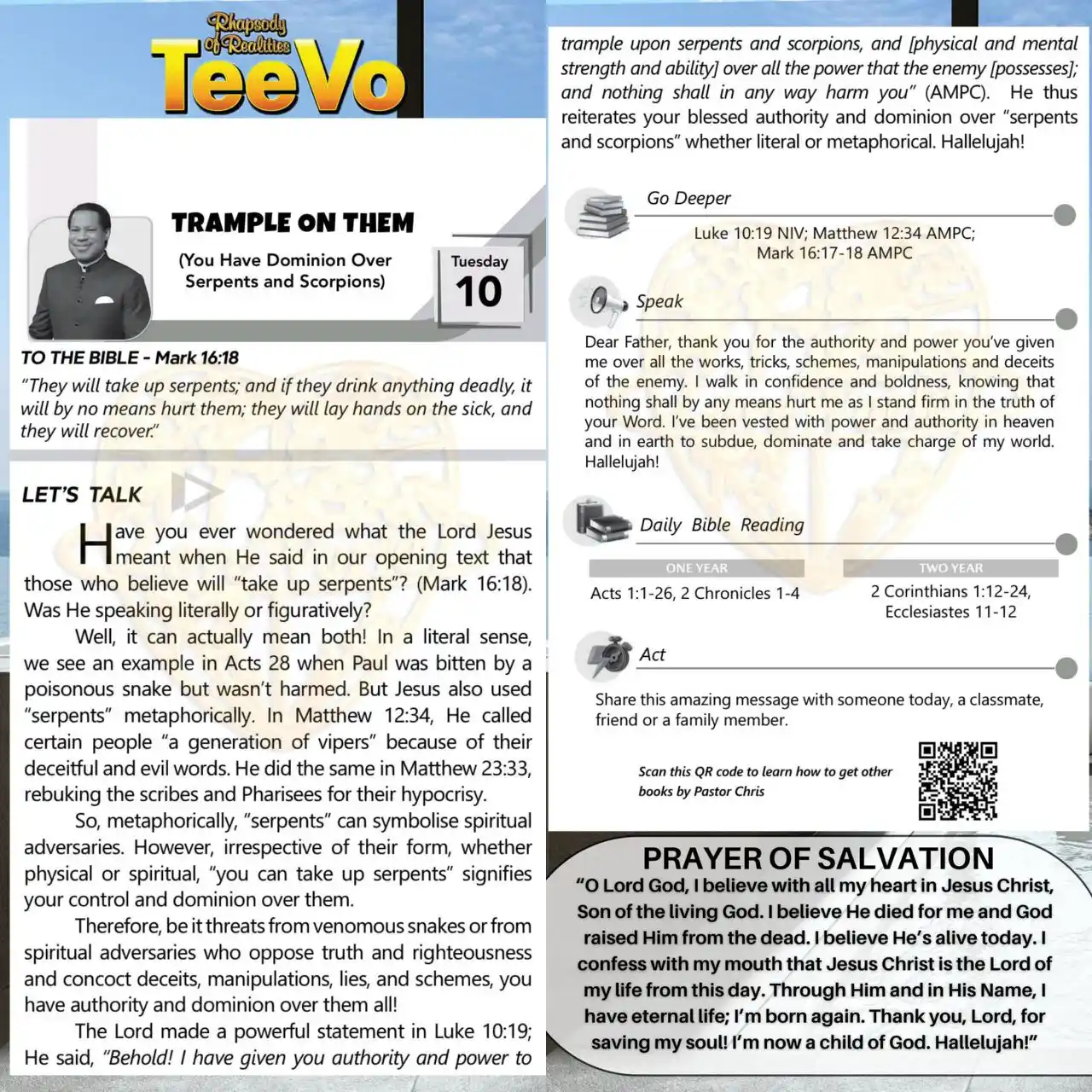 Image from 𝐓𝐇𝐄 𝐊𝐈𝐍𝐆𝐈𝐍𝐆 𝐋𝐈𝐅𝐄 👑: RHAPSODY OF REALITIES TEEVO  PASTOR CHRIS   TUESDAY, JUNE 10TH 2025  T...
