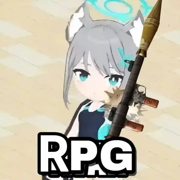 Image from Blue Archive Reborn Animation Indonesia: RPG buat membobol bank💀💀 > admin wakamo...