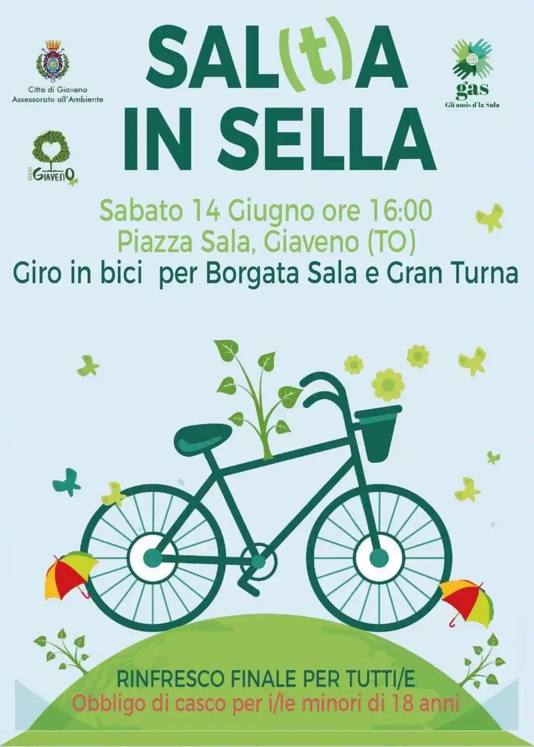 Image from Giaveno Informa: 🚴♀️ *SAL(T)A IN SELLA* 🚴♂️ *Pedalata alla scoperta di Borgata Sal...