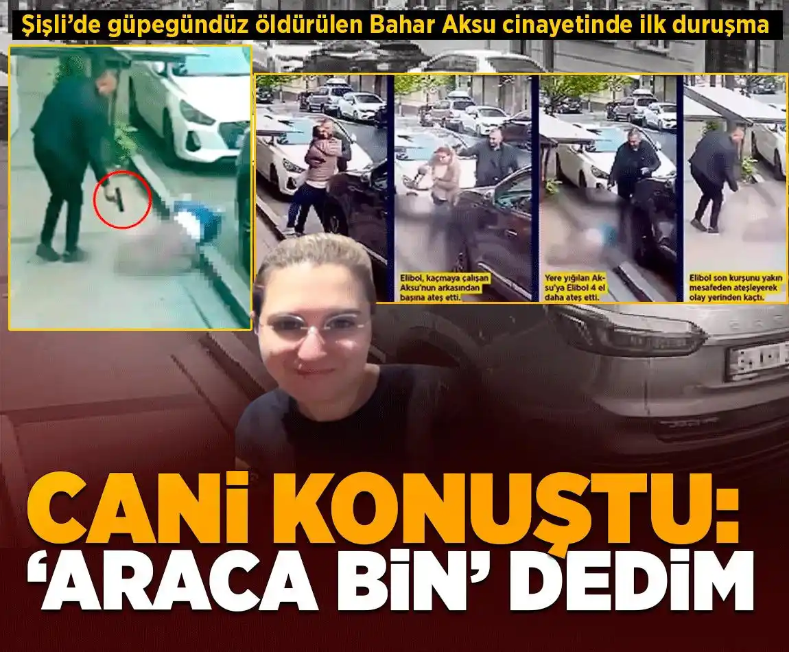 Image from Milliyet: Şişli'de güpegündüz öldürülen Bahar Aksu cinayetinde ilk duruşma: Kaçı...