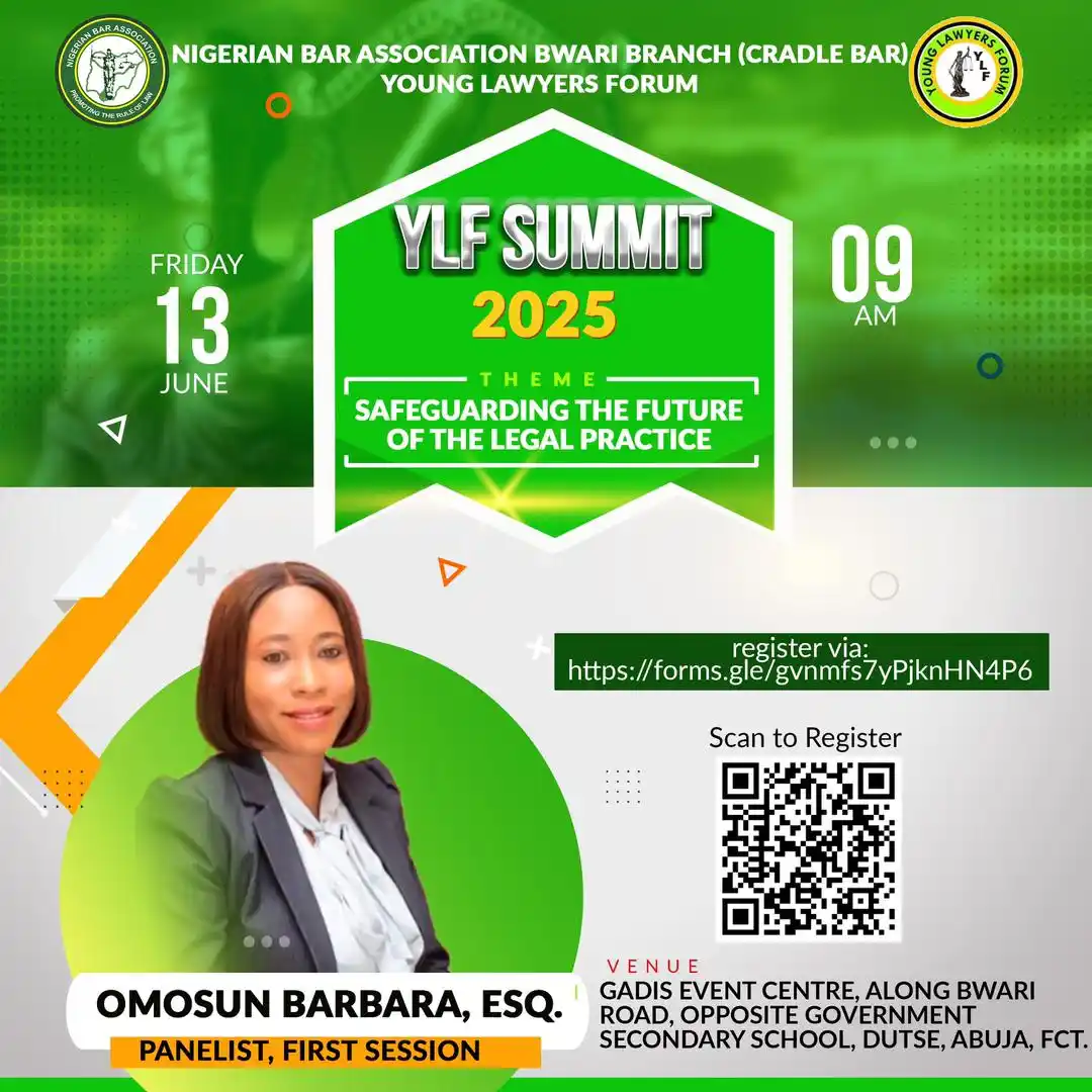 Image from Legallinkz.com: The Chief of Staff to the President of the Nigerian Bar Association, B...