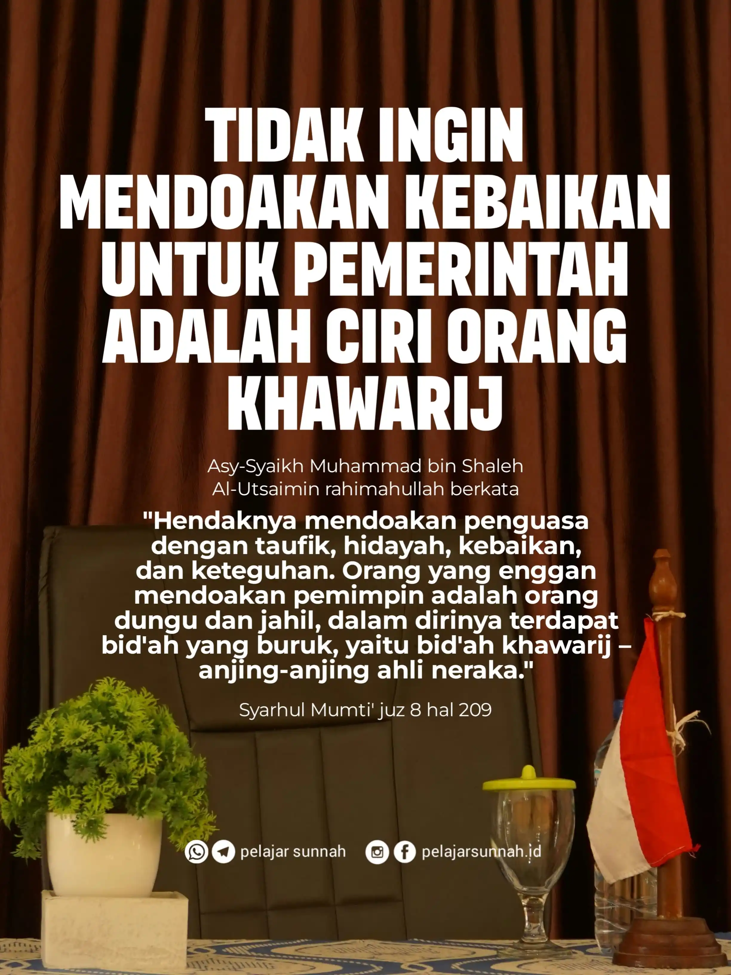 Image from PELAJAR SUNNAH: TIDAK INGIN MENDOAKAN KEBAIKAN UNTUK PEMERINTAH ADALAH CIRI ORANG KHAW...
