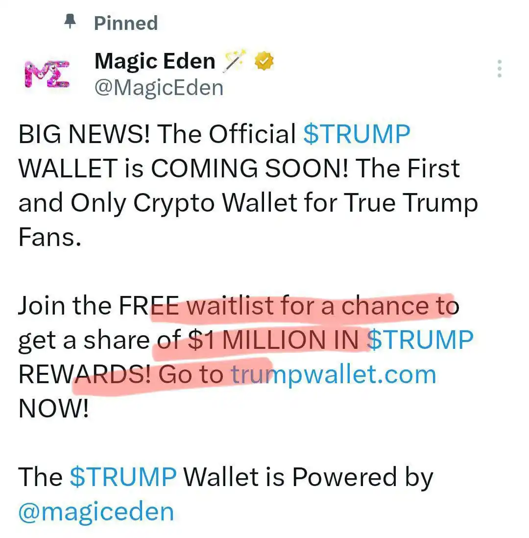 Image from Crypto With Pathan (Online Earning For Free): Trump is launching his wallet don't worry it's Official News 🔥Join...