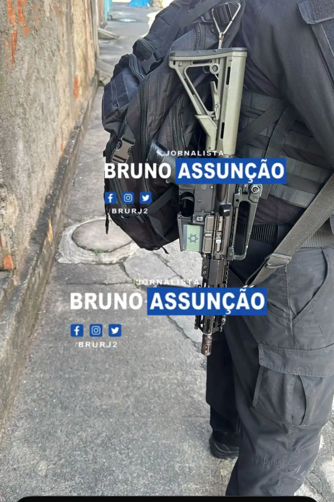Image from Bruno Assunção : URGENTE: Mais um fuzil apreendido agora no Complexo de Israel. 8 preso...