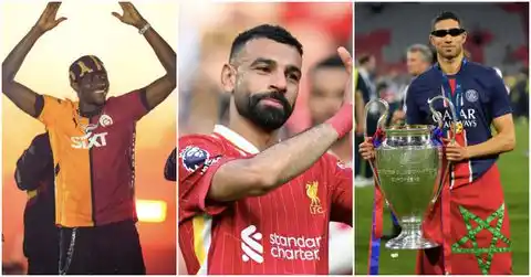 Image from Pulse Sports: *[WATCH] Osimhen, Salah, Hakimi: Two-time African POTY picks 'magical'...