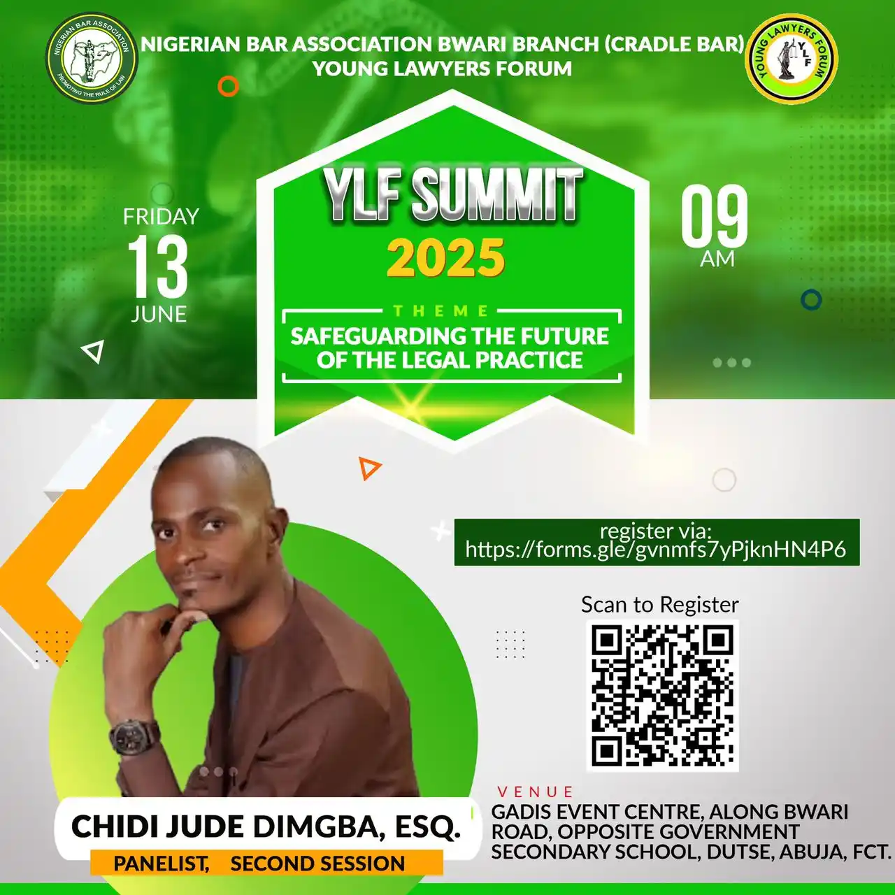 Image from Legallinkz.com: We are pleased to announce that Chidi Jude Dimgba Esq. will be one of ...