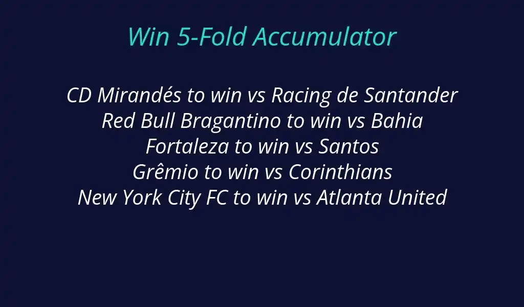 Image from BigFreeTips: *🔥 Win 5-Fold Accumulator 🔥*  Our daily multibet, with the best odds...