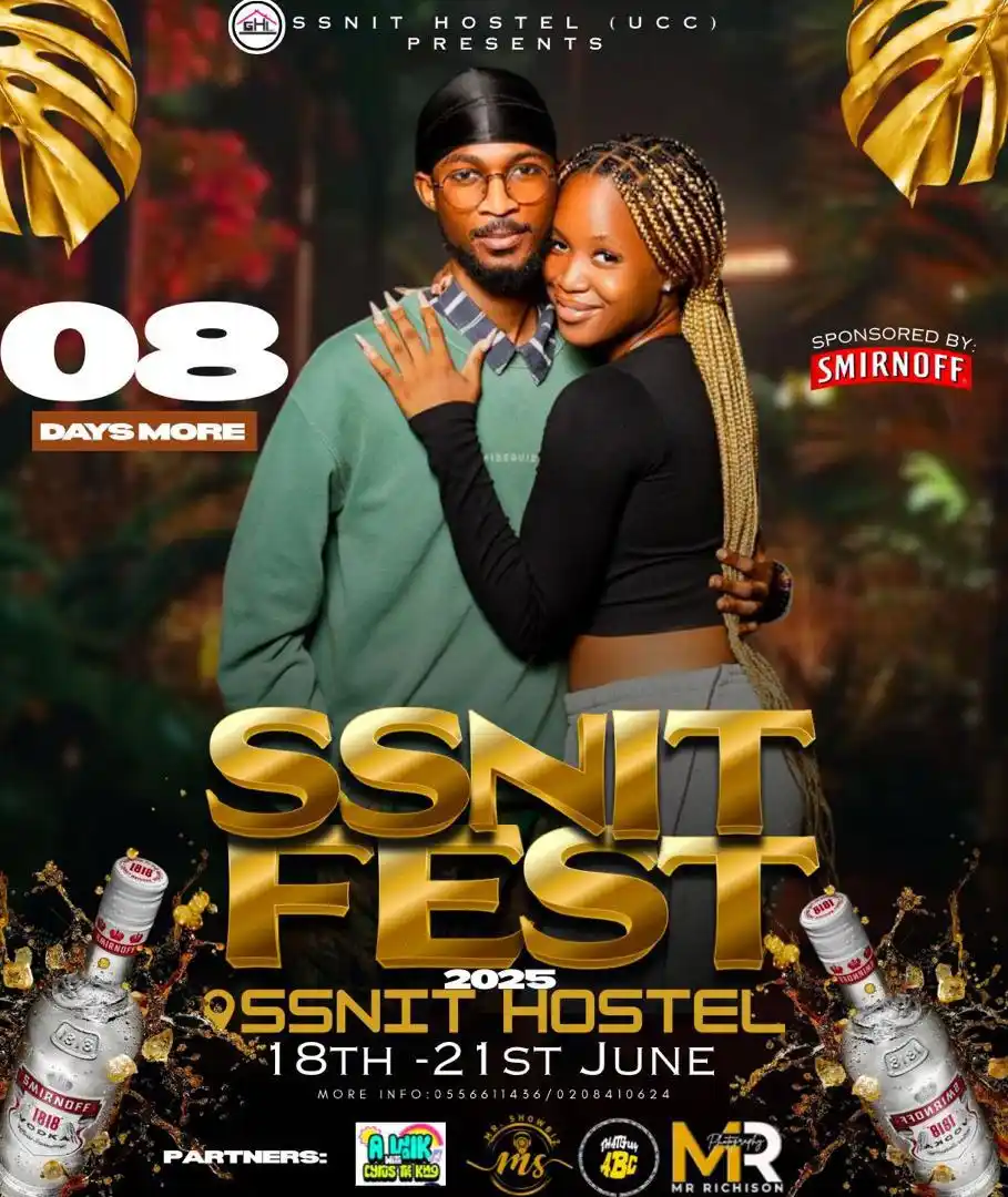 Image from ๐๐๐ ๐๐
๐
๐๐๐๐๐ ๐๐๐๐๐๐๐ ๐ฃ๐: *๐ฅ8๏ธโฃ DAYS TO SSNIT FEST 2025!๐ฅ๐* _๐
The countdown is on!_ From *1...
