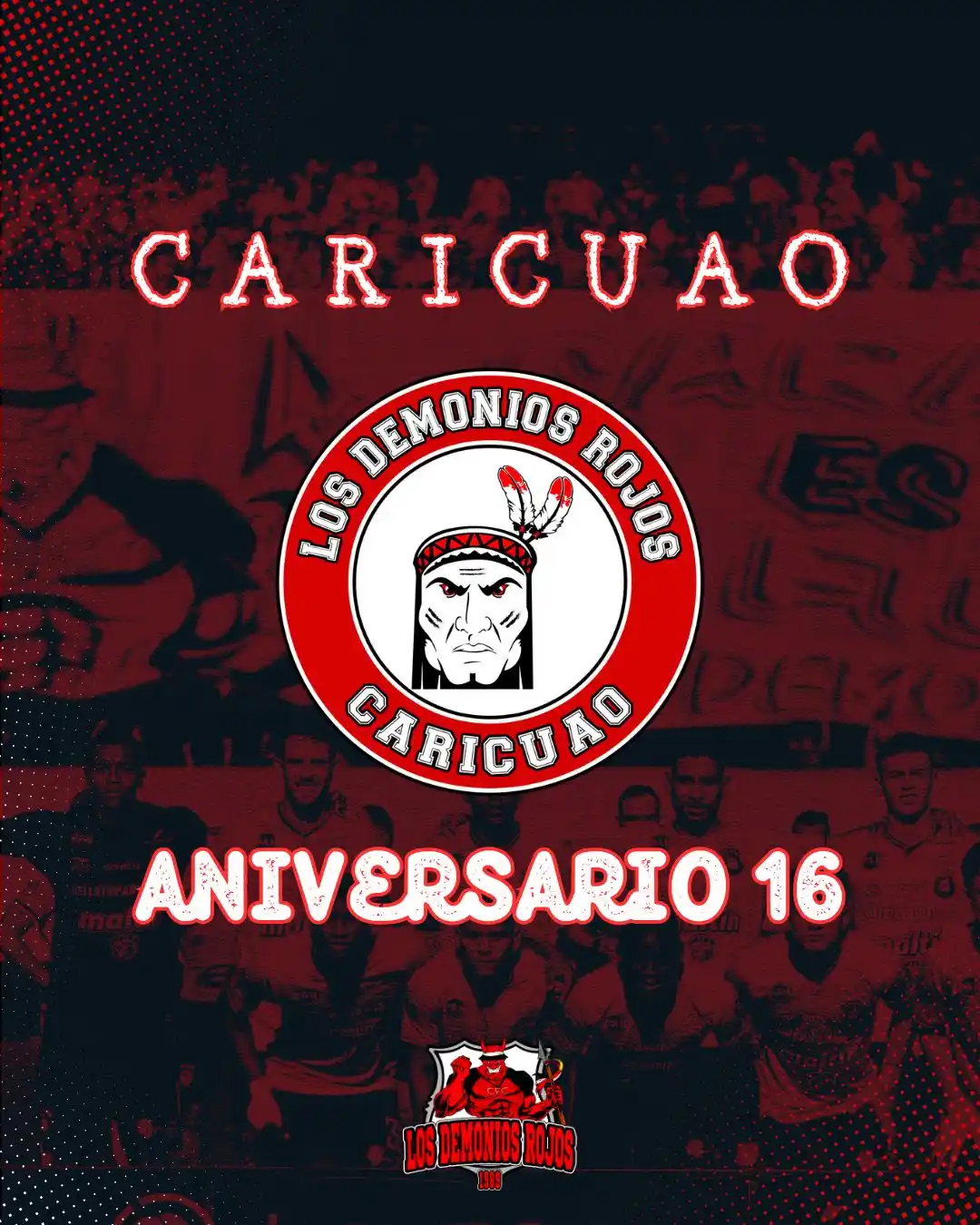 Image from Los Demonios Rojos: ¡Aniversario 𝓒𝓪𝓻𝓲𝓬𝓾𝓪𝓸!     Desde LDR felicitamos al grupo Cari...