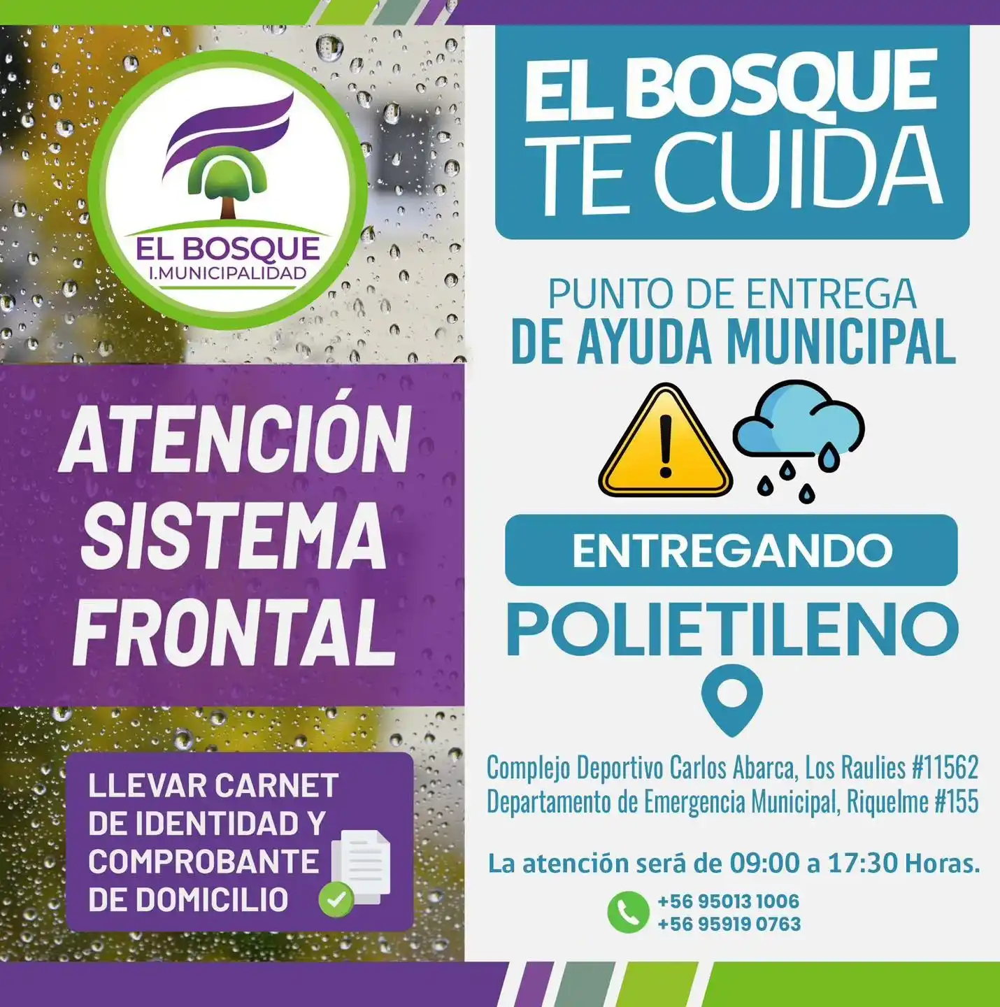 Image from Municipalidad de El Bosque: ๐ขโ๏ธ๐๐๐๐๐๐๐ฬ๐ ๐๐๐๐๐๐๐๐๐๐ ๐๐๐๐๐๐๐๐๐ Informa...