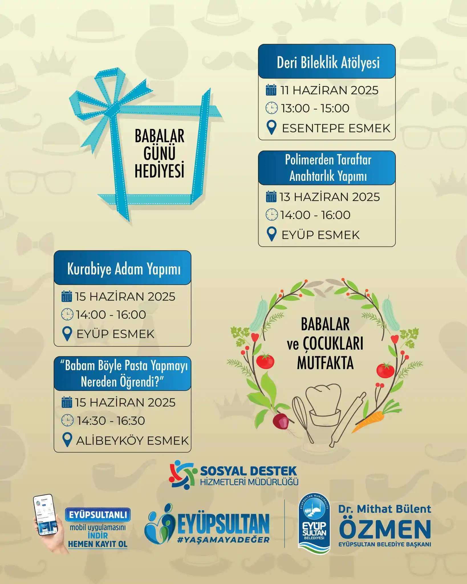 Image from Eyüpsultan Belediyesi: Babalar Günü’ne özel birbirinden keyifli etkinliklerle buluşuyoruz! B...