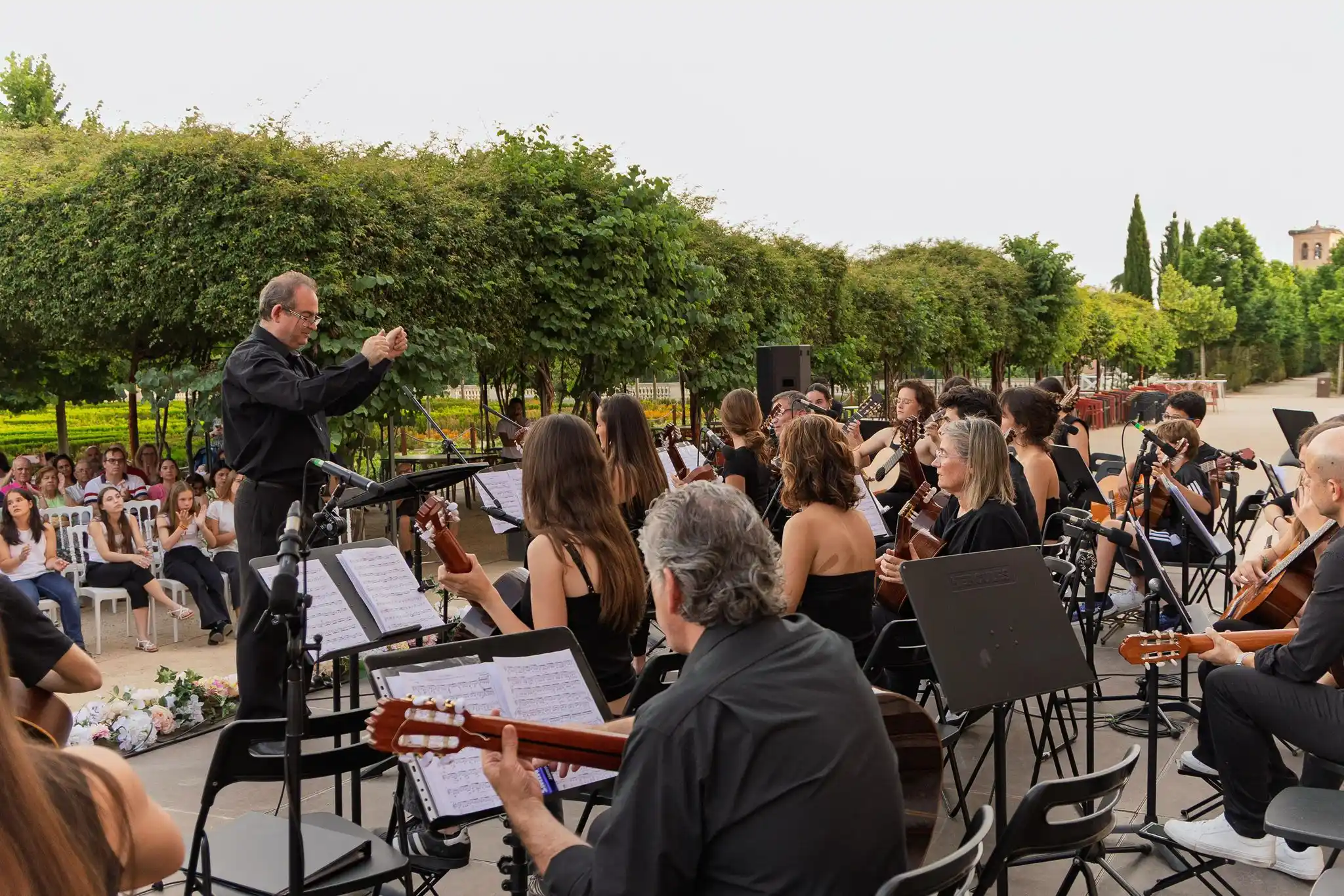 Image from Ayuntamiento de Boadilla del Monte: Buena música, hoy en los jardines del Palacio, con el concierto que ha...