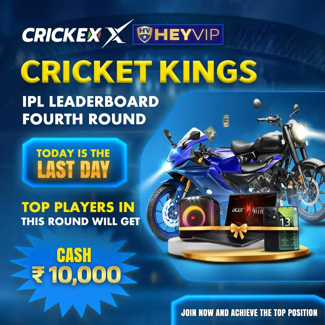 Image from Crickex: 🔥 Cricket Kings IPL Leaderboard – Final Hours! Today decides who take...