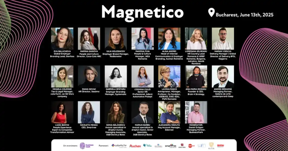 Image from PRwave - Știri, Articole Și Interviuri În Exclusivitate, Evenimente & More: Cum rămân companiile „magnetice" pentru talente? Conferința MAGNETICO ...