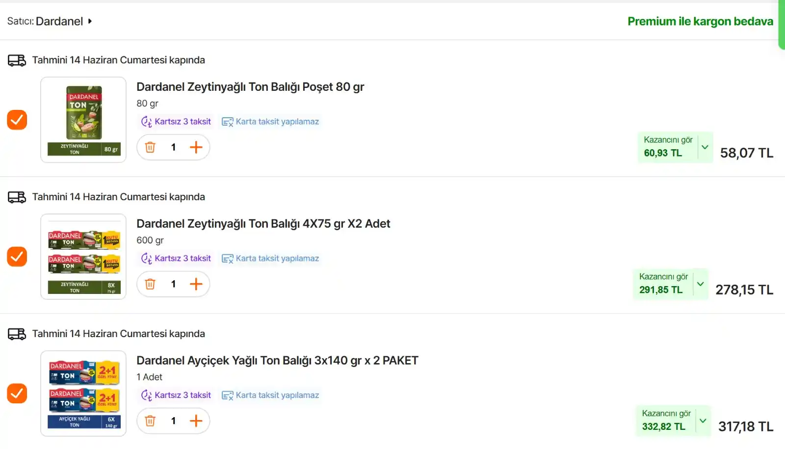 Image from Fırsata Tıkla: 📢 Dardanel ürünlerinde ENBABA150 koduyla  750 TL ve üzerine 150 TL in...