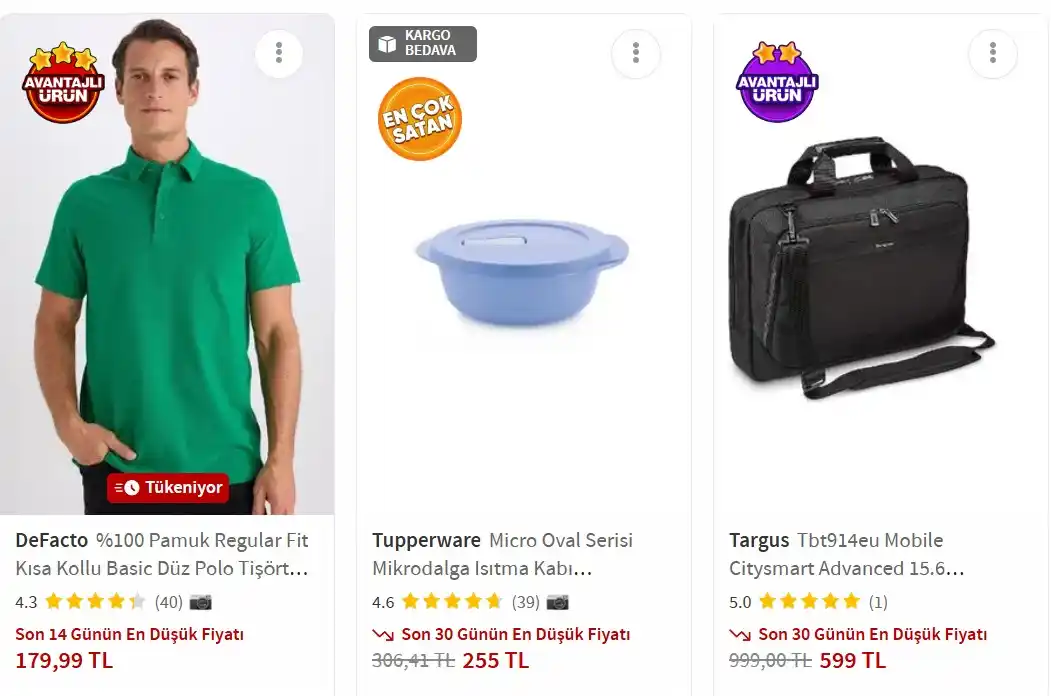 Image from Fırsata Tıkla: 📢 Defacto %100 Pamuk Regular Fit Kısa Kollu Basic Düz Polo Tişört 💵 ...