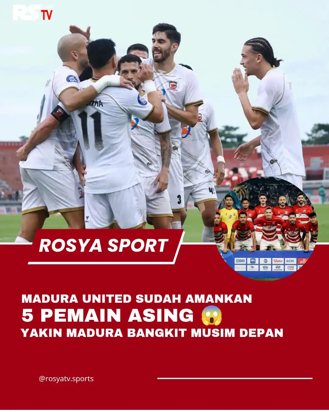 Image from ROSYA TV: Dengan perjuangan tak mudah, dari banyaknya tawaran klub-klub ke pemai...