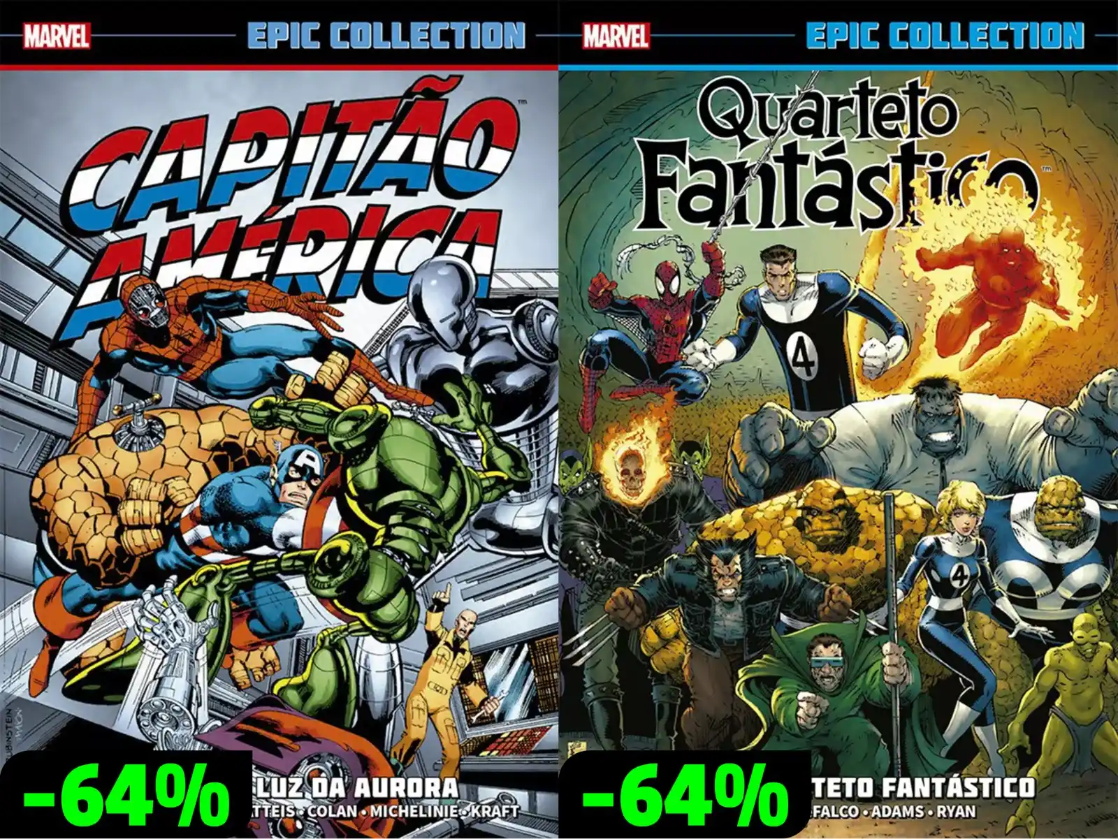 Image from 📚🪳HQ Barata - Promoções de Quadrinhos e Mangás: *🚨🚨🚨DESTAQUES DO OUTLET DA PANINI: 2 Epic Collection com incríveis ...