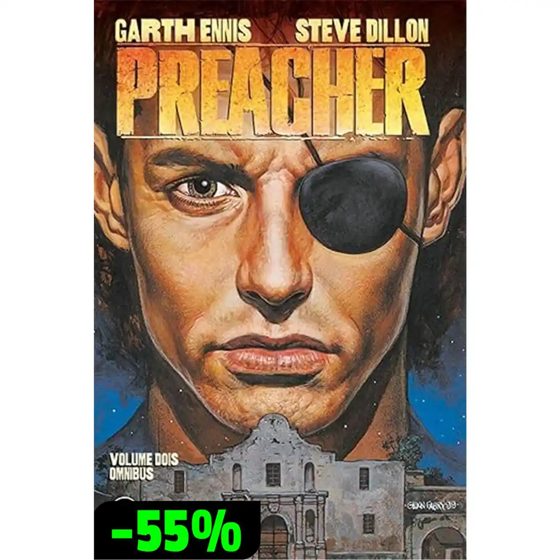 Image from 📚🪳HQ Barata - Promoções de Quadrinhos e Mangás: *🚨🚨🚨DESTAQUES DO OUTLET DA PANINI: 2° Vol. do Omnibus de Preacher p...