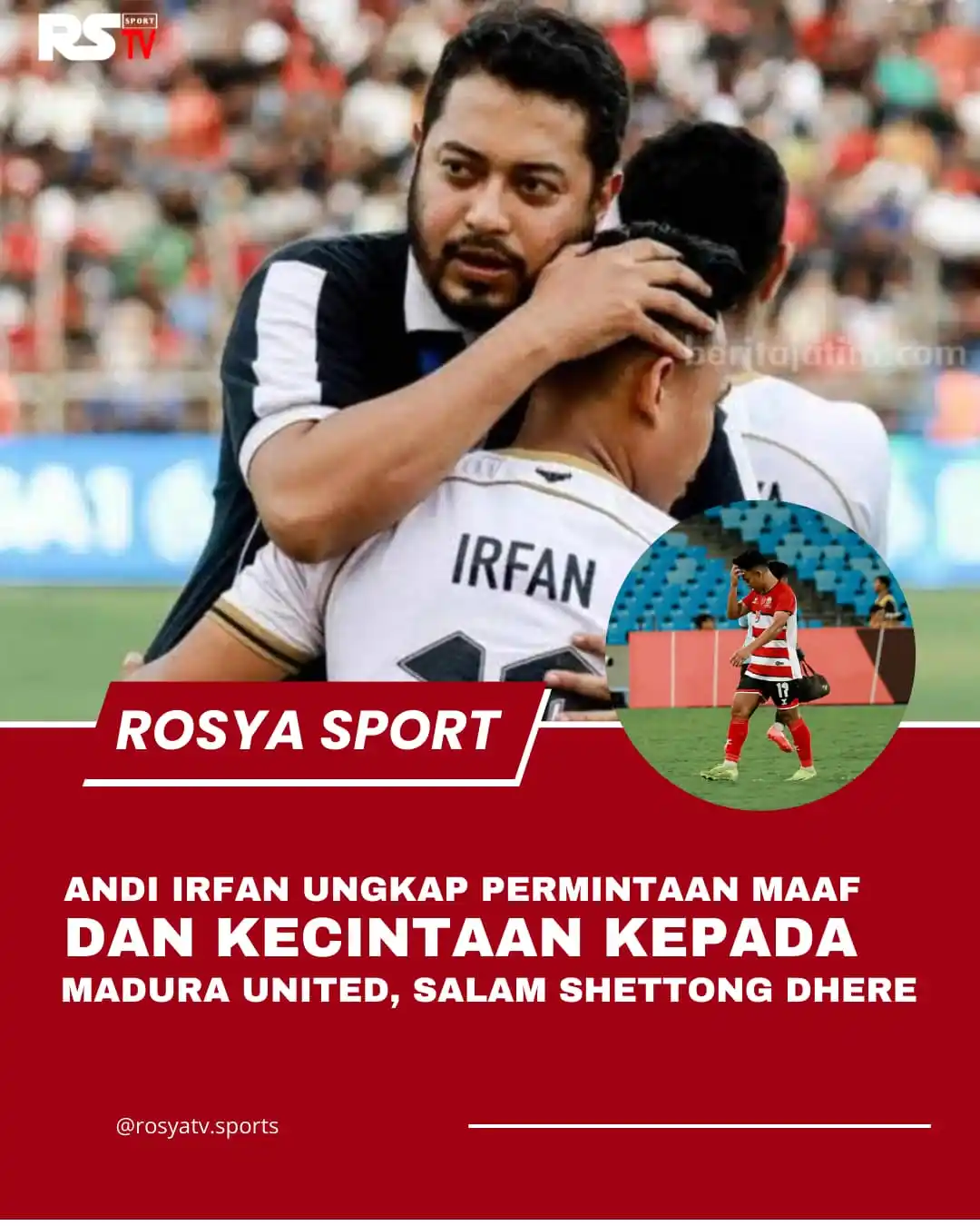 Image from ROSYA TV: Di tengah ramainya isu, seputar Andi Irfan. akhirnya ia angkat bicara....