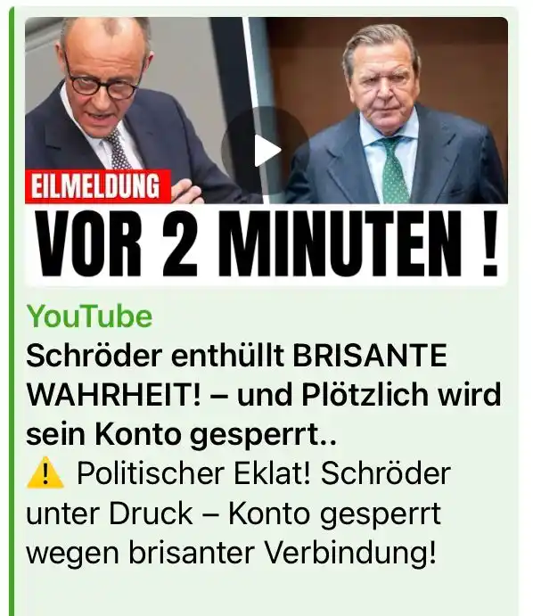 Image from Der Runde Tisch : Diktatur BRD wo jetzt sogar einem ehemaligen Bundeskanzler das Konto g...