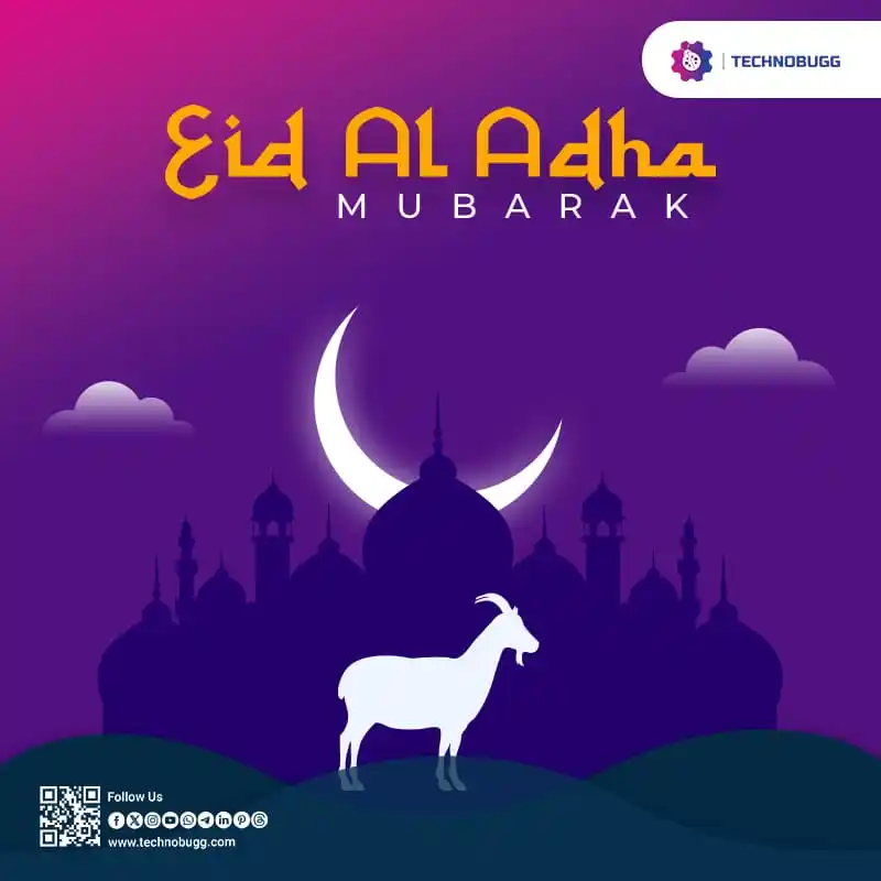 Image from TechnoBugg: Eid al-Adha Mubarak! 🌙 <a class="text-blue-500 hover:underline curso...