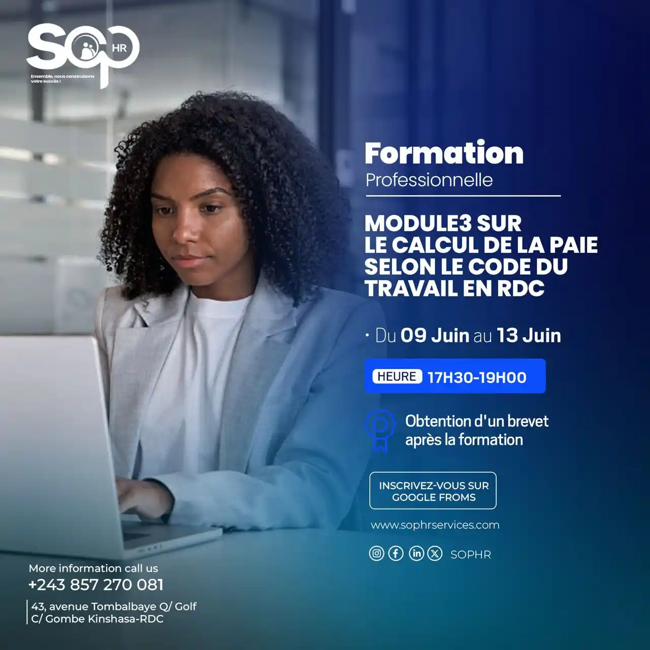 Image from SOP HR: 🎓 Formation en Gestion des Ressources Humaines – 🎓  Nous entamons le...