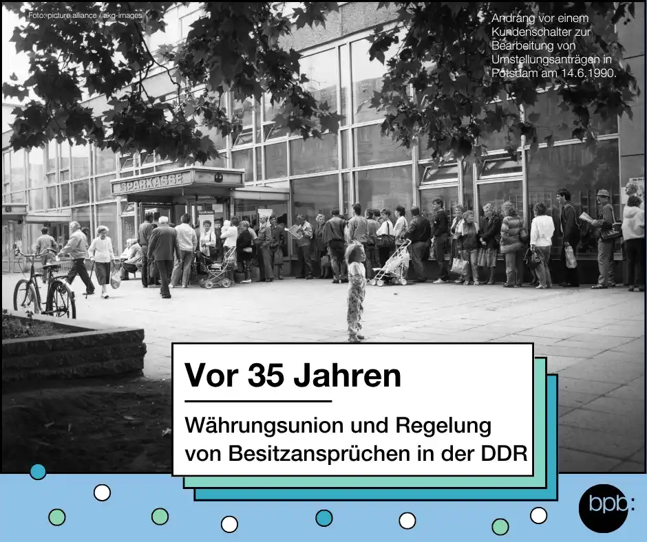 Image from Deine tägliche Dosis Politik: Guten Morgen, heute vor 35 Jahren konnten die Bürger/-innen der DDR e...