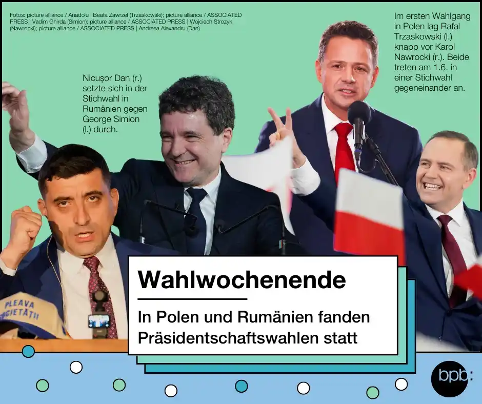 Image from Deine tägliche Dosis Politik: ☕ Guten Morgen, in Polen und Rumänien haben am Wochenende Präsidentsc...