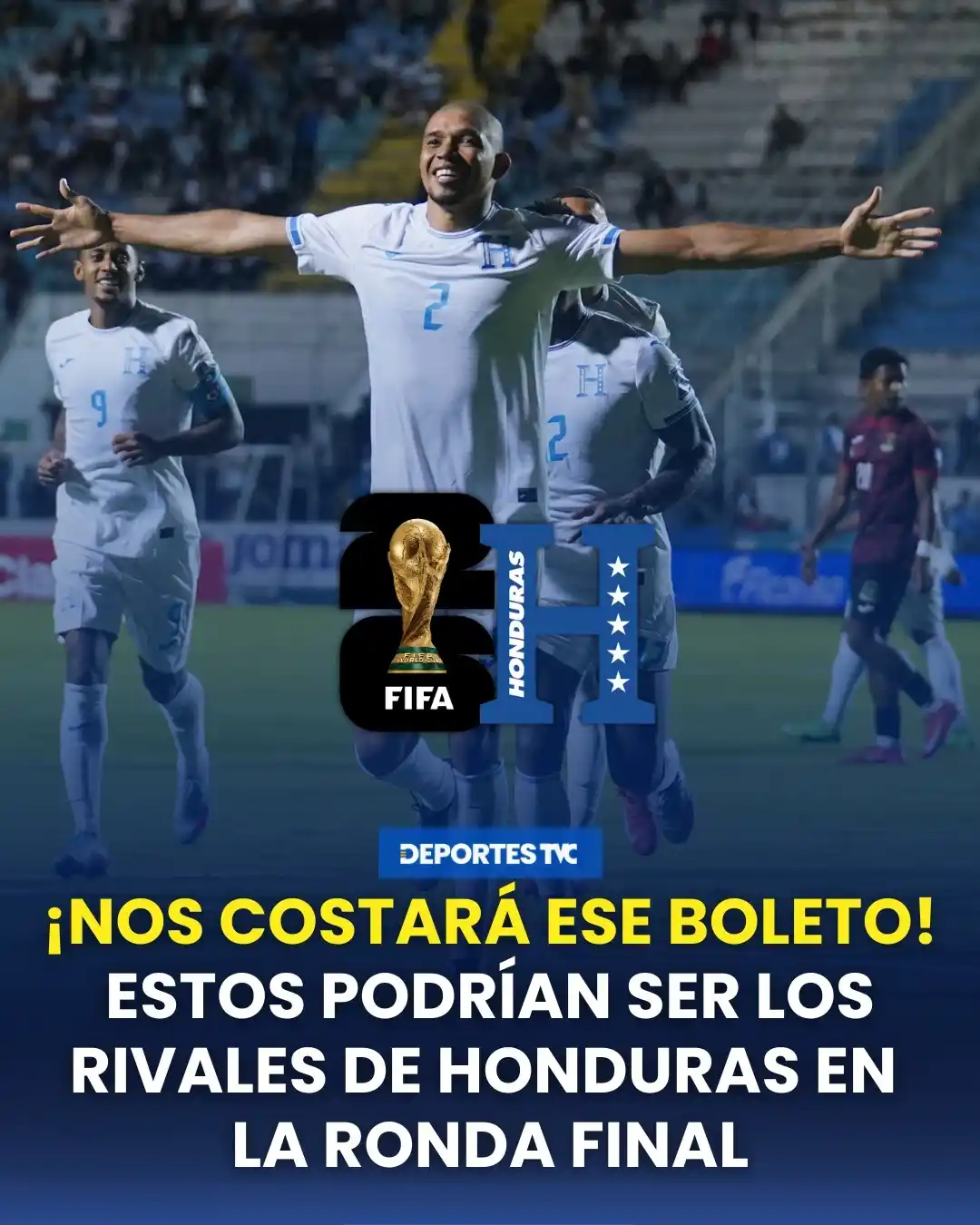 Image from Deportes TVC: 🚨🇭🇳 Atención: Estos podrían ser los tres rivales de Honduras en la ...