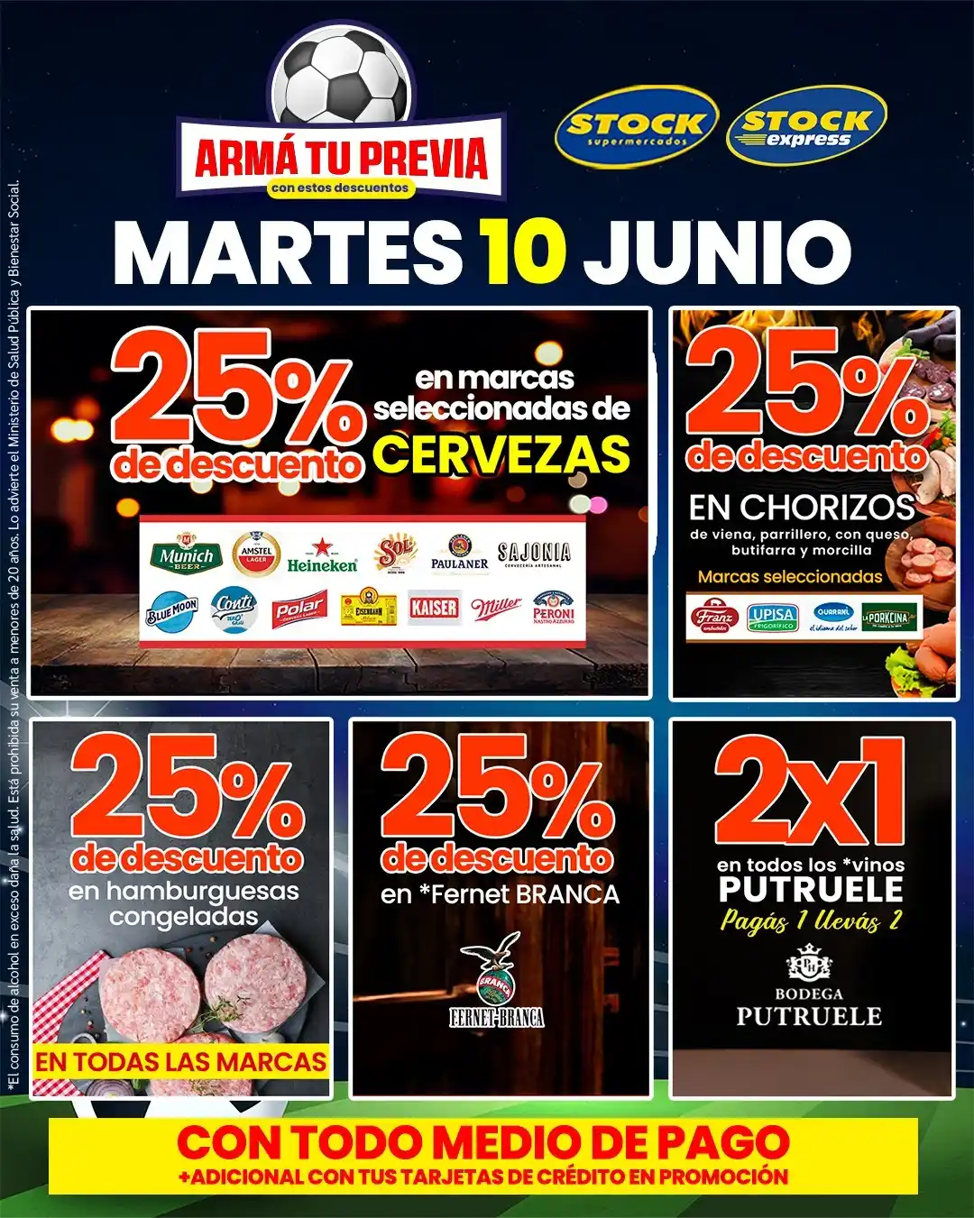 Image from Stock: Hoy martes 10 de junio, encontrá las mejores ofertas 🔹 25% de descue...