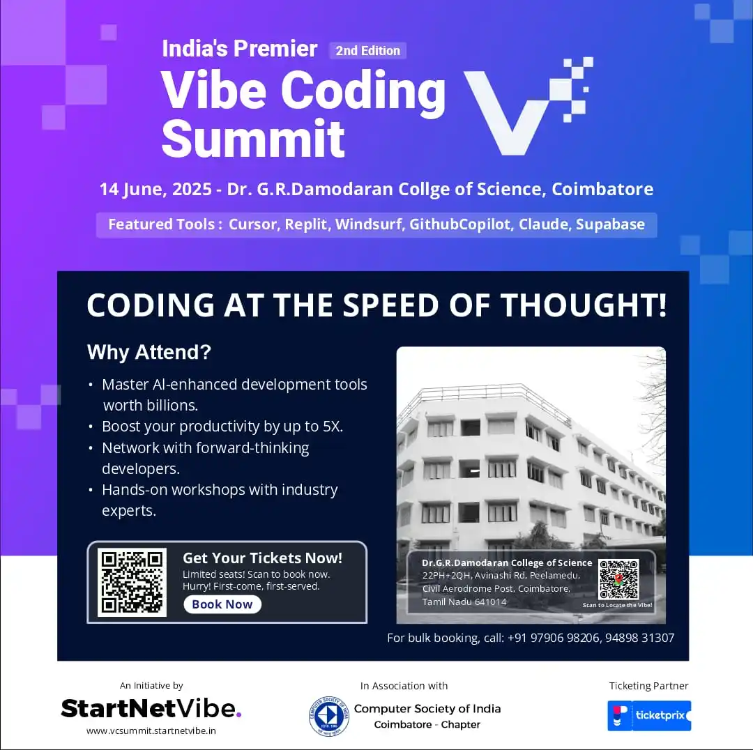 Image from Coimbatore Startup and MSME Network: https://www.ticketprix.com/l/WSzJ?afId=booknow...