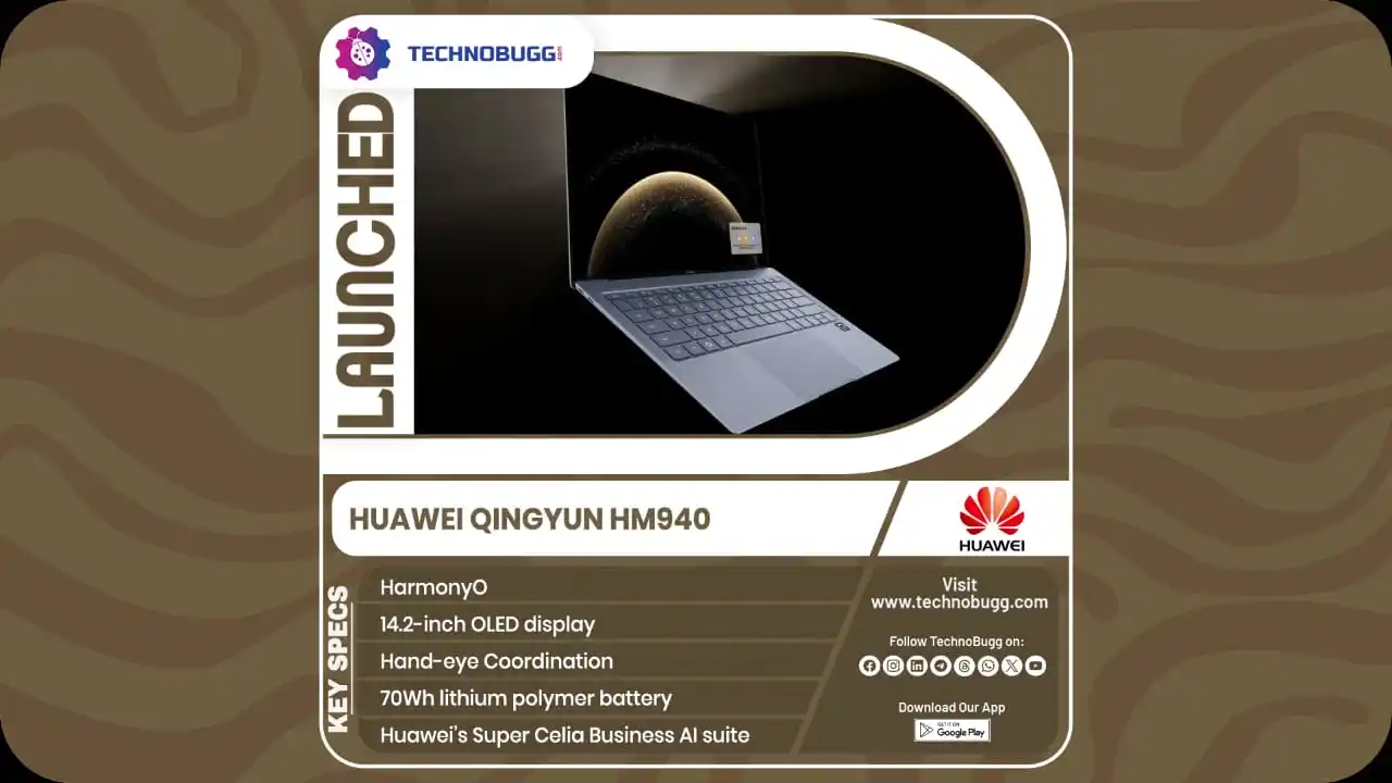 Image from TechnoBugg: Huawei Qingyun HM940 With HarmonyOS Goes Official Read more : https:/...