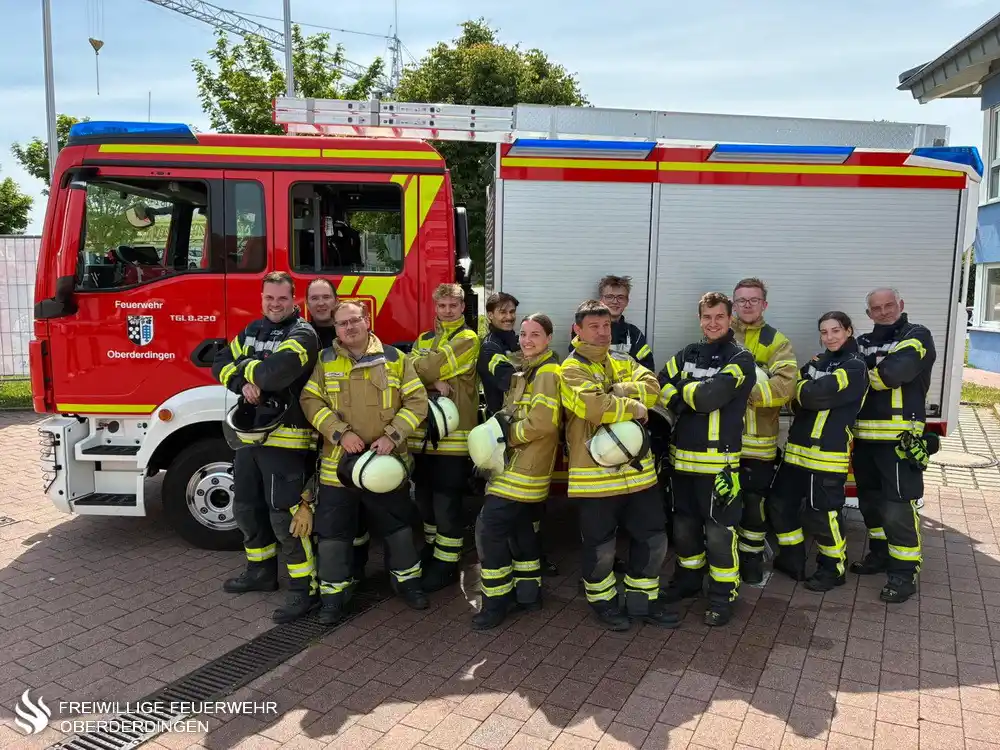 Image from Freiwillige Feuerwehr Oberderdingen: ℹ️ Wir gratulieren Sabrina Kempf von der Abteilung Oberderdingen, Yann...