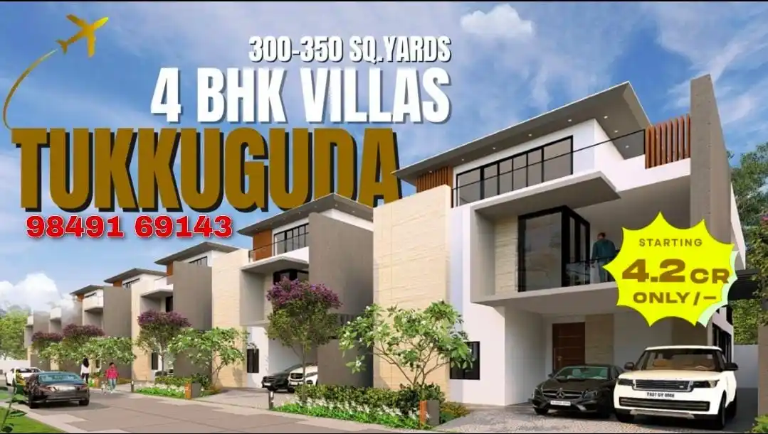 Image from ELIP PROPERTY: *🏡 Identity Aastha – 4 BHK Ultra-Luxury Triplex Villas @ Tukkuguda* ...