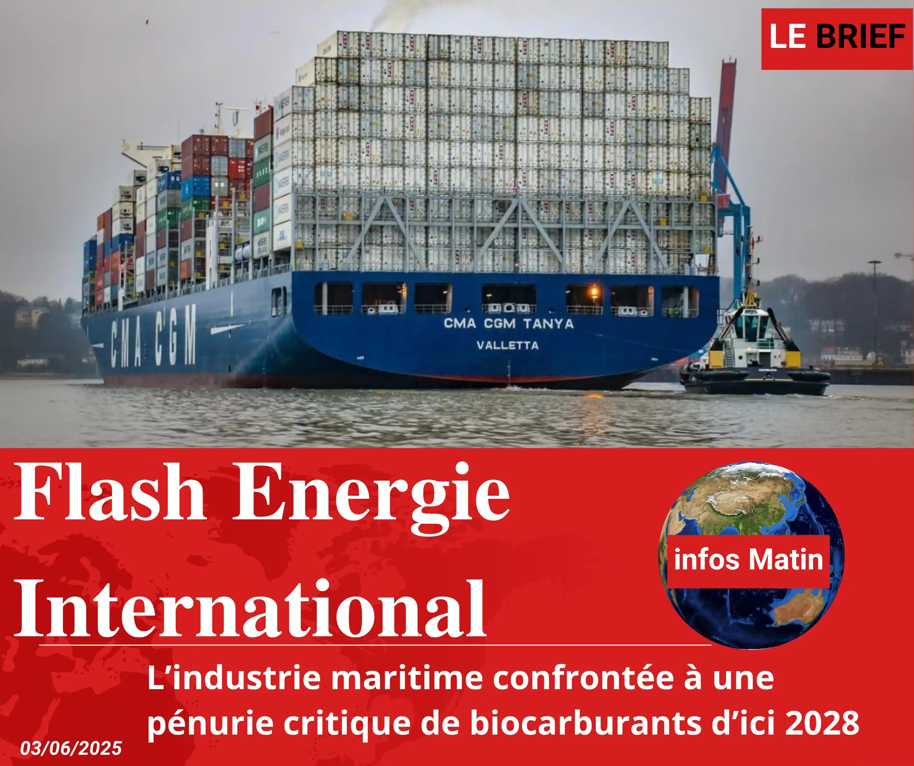 Image from LE BRIEF: 🔴📌 Il est l’heure de votre infos Matin – LE BRIEF du MARDI 3 JUIN 20...