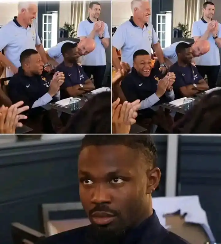 Image from All Sports Updates ⚽⚽⚽: It must have been a real pleasure for Marcus Thuram to applaud the Eur...