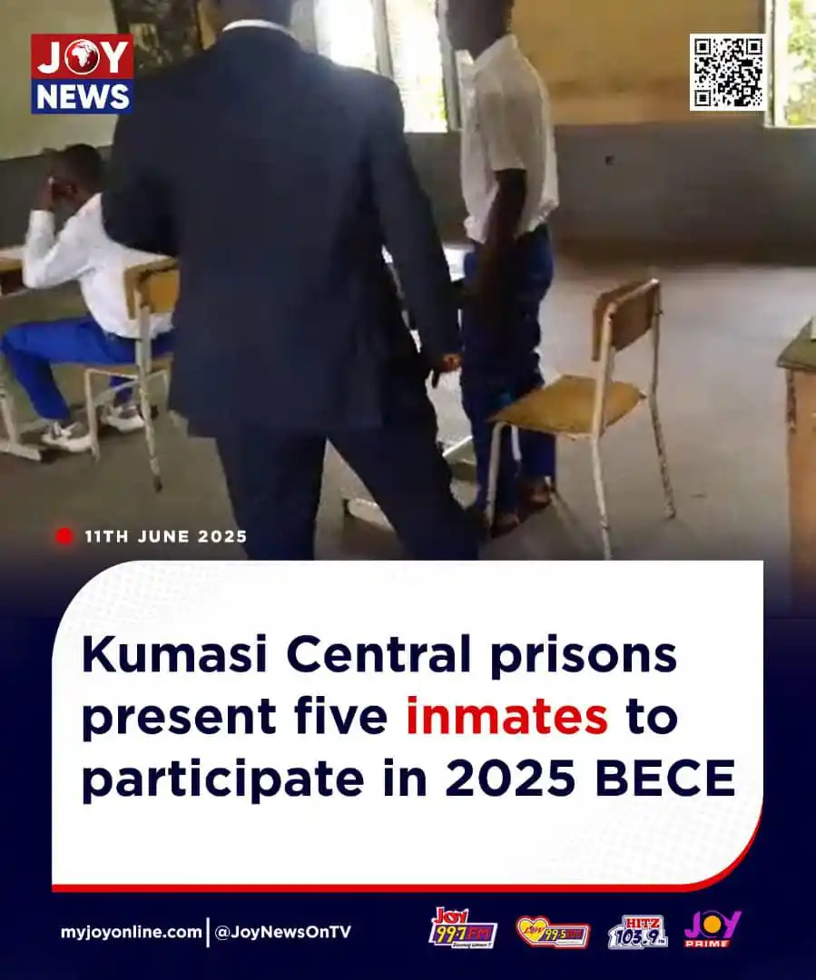 Image from πππ ππ
π
πππππ πππππππ π£π: *Kumasi Central prisons* present *five(5)* inmates to participate in *...