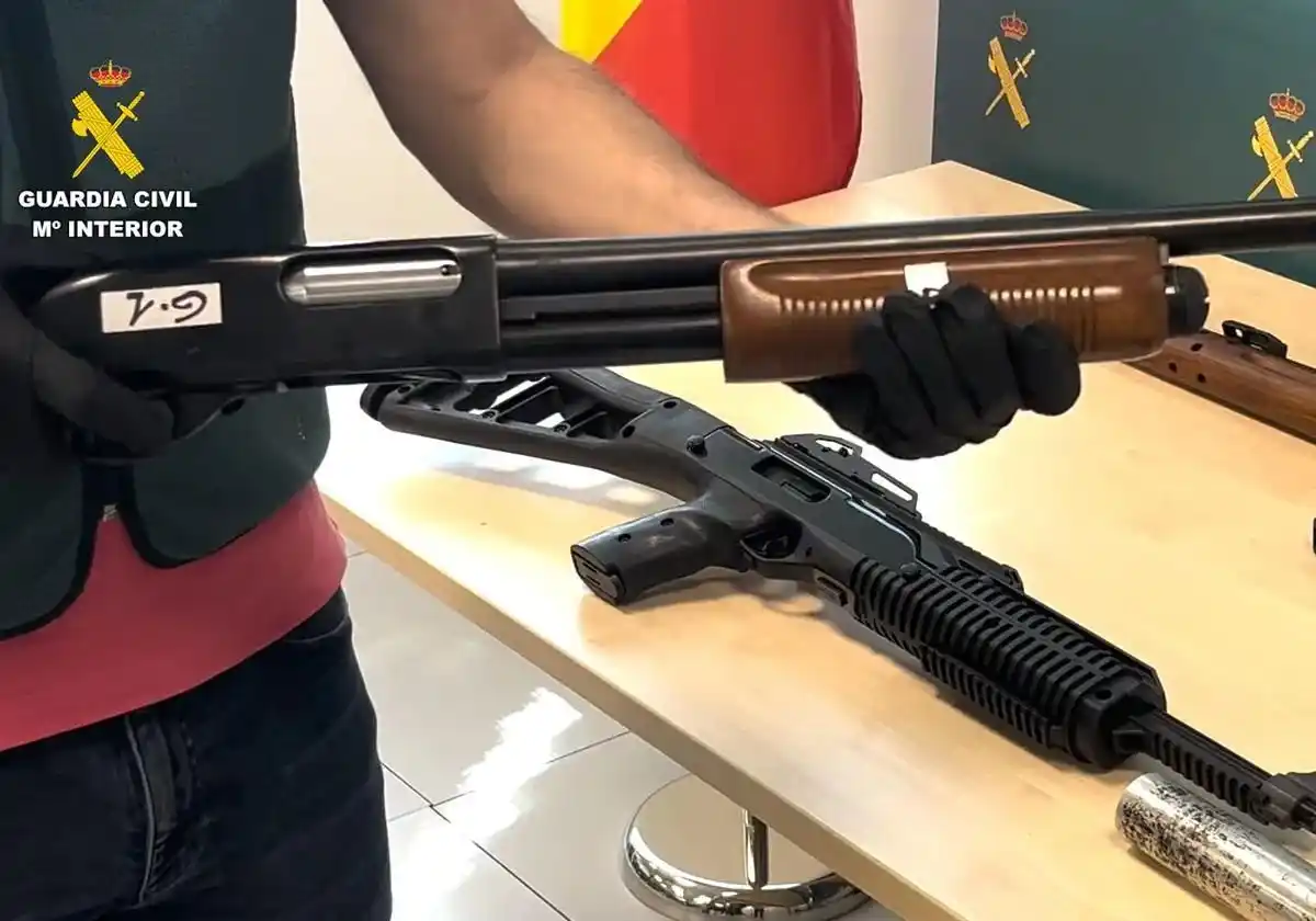 Image from LA VERDAD: *La operación contra la red de Alguazas que traficaba con armas de gue...
