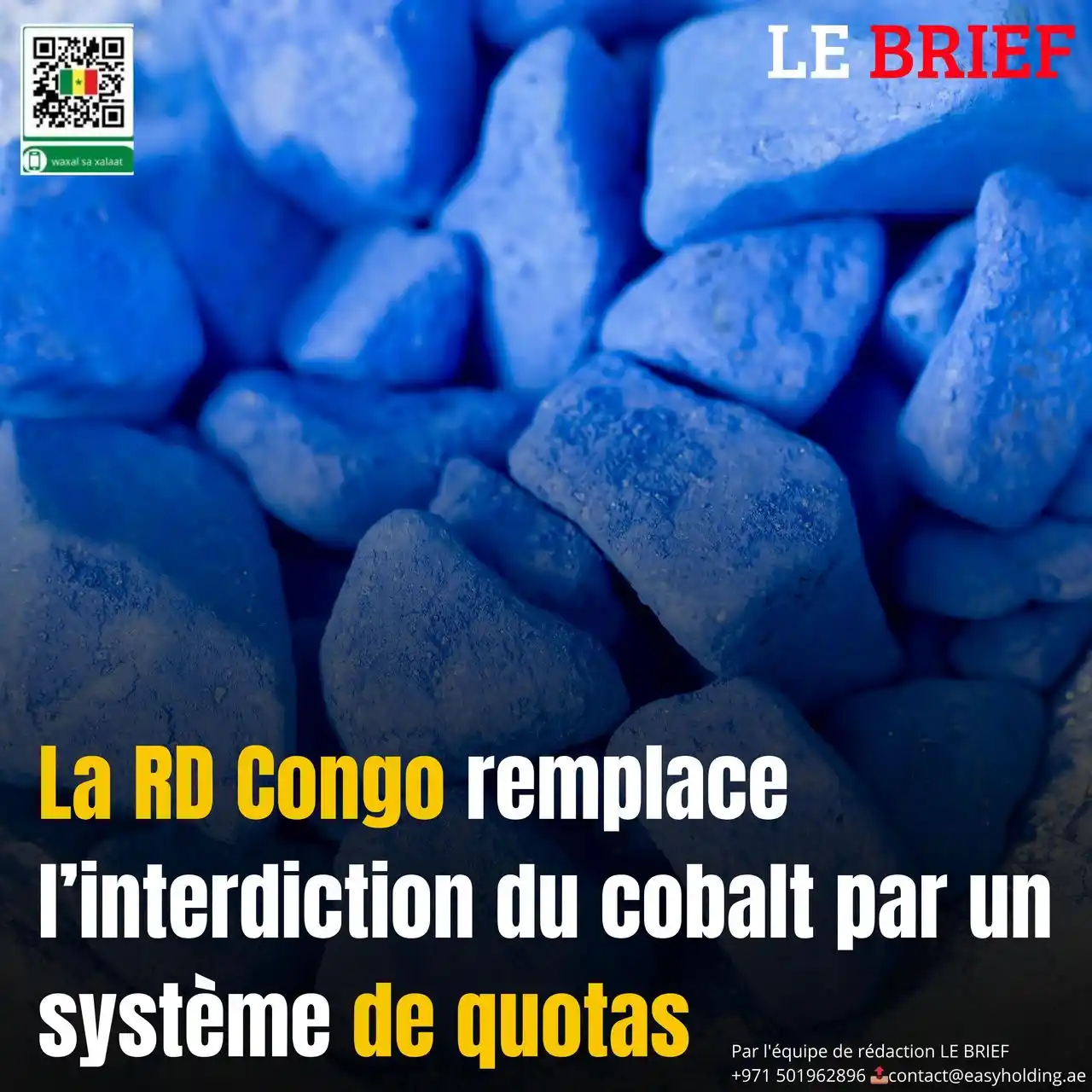 Image from LE BRIEF: 🔴𝐋𝐚 𝐑𝐃 𝐂𝐨𝐧𝐠𝐨 𝐫𝐞𝐦𝐩𝐥𝐚𝐜𝐞 𝐥’𝐢𝐧𝐭𝐞𝐫𝐝𝐢𝐜𝐭𝐢𝐨𝐧 𝐝...