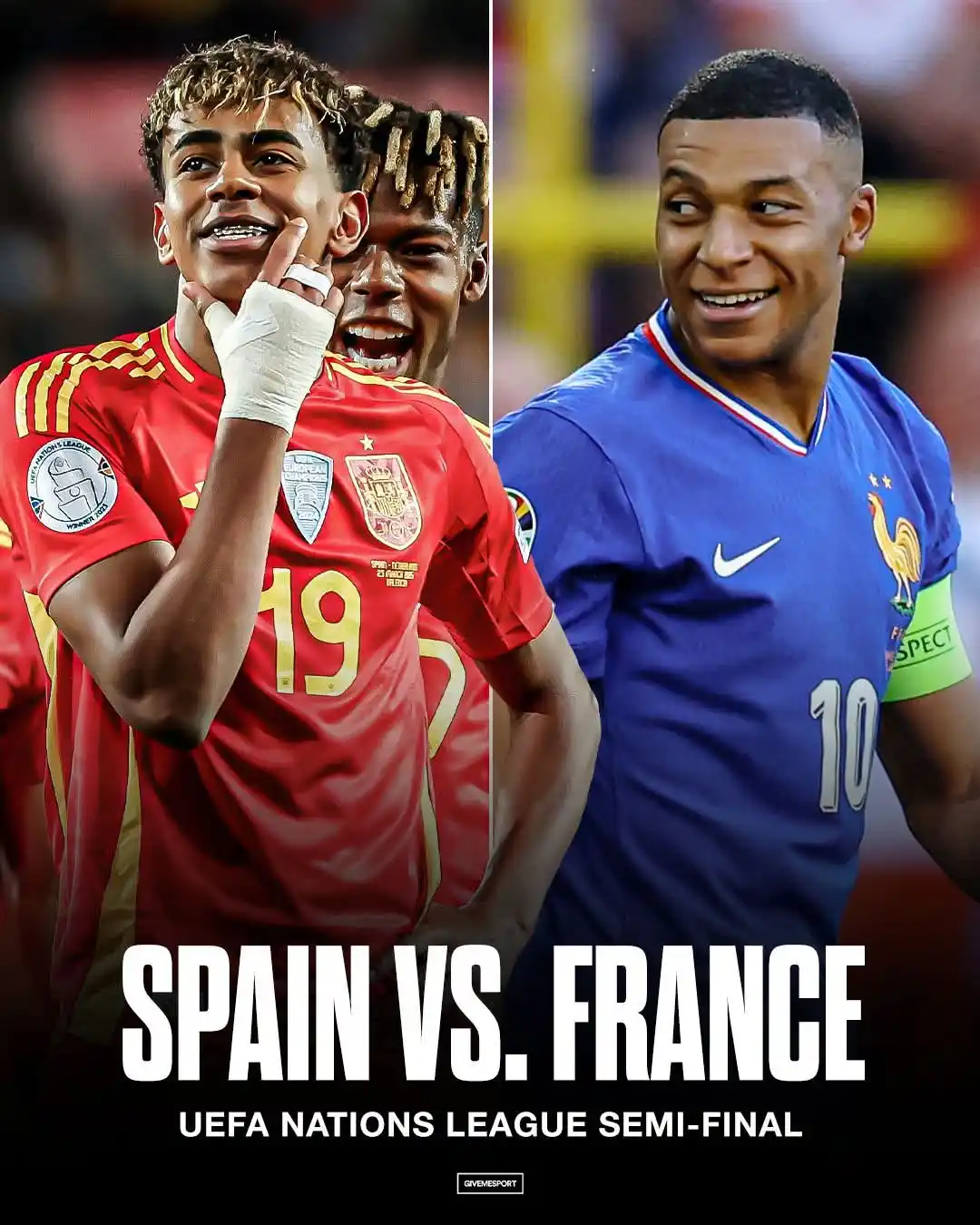 Image from Sports Booth: *Lamine Yamal scored twice as Spain produced a superb display to beat ...
