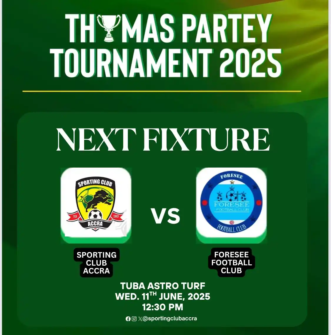 Image from Sporting Club Accra: Later tomorrow. 🗓️ <a class="text-blue-500 hover:underline cursor-po...