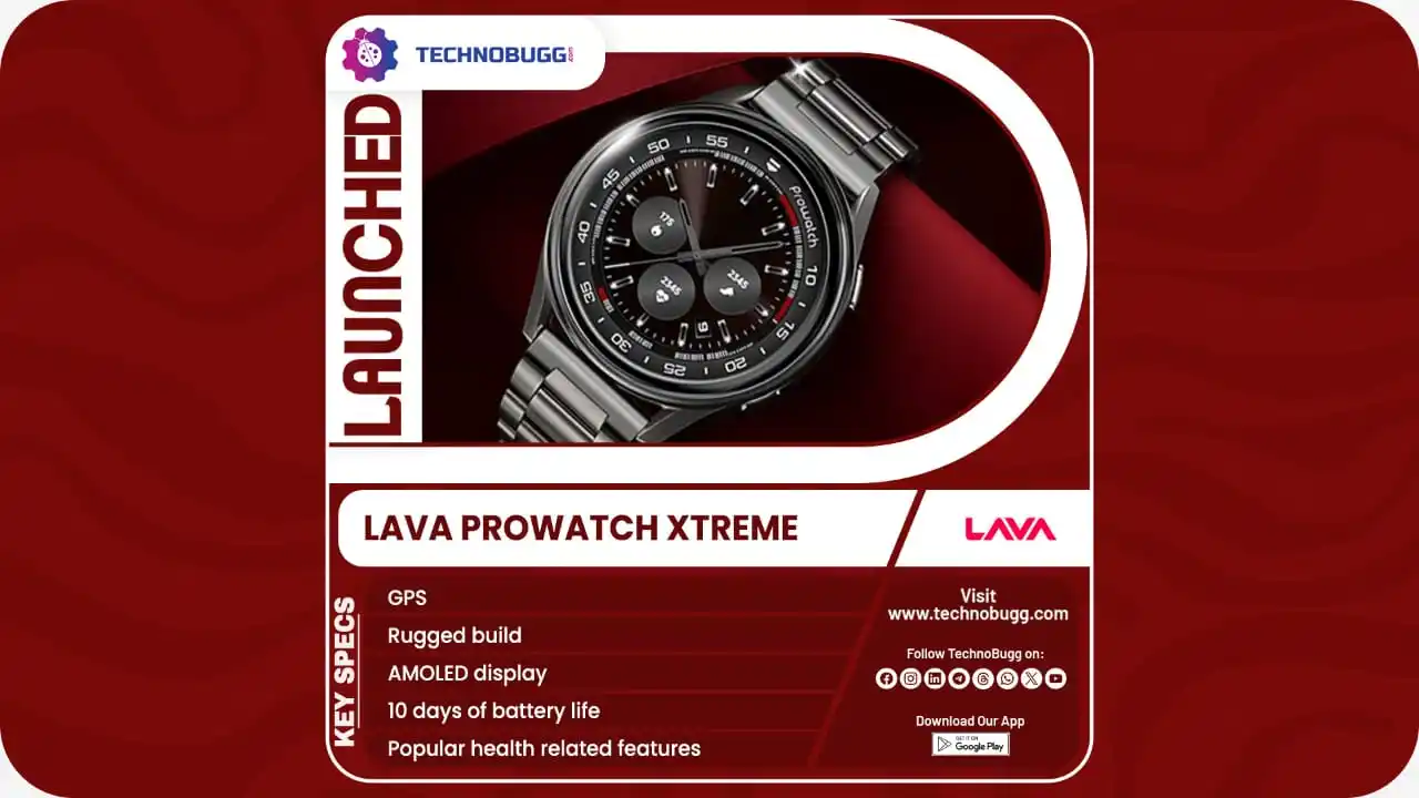 Image from TechnoBugg: Lava Prowatch Xtreme Unveiled Read More : https://www.technobugg.com/...