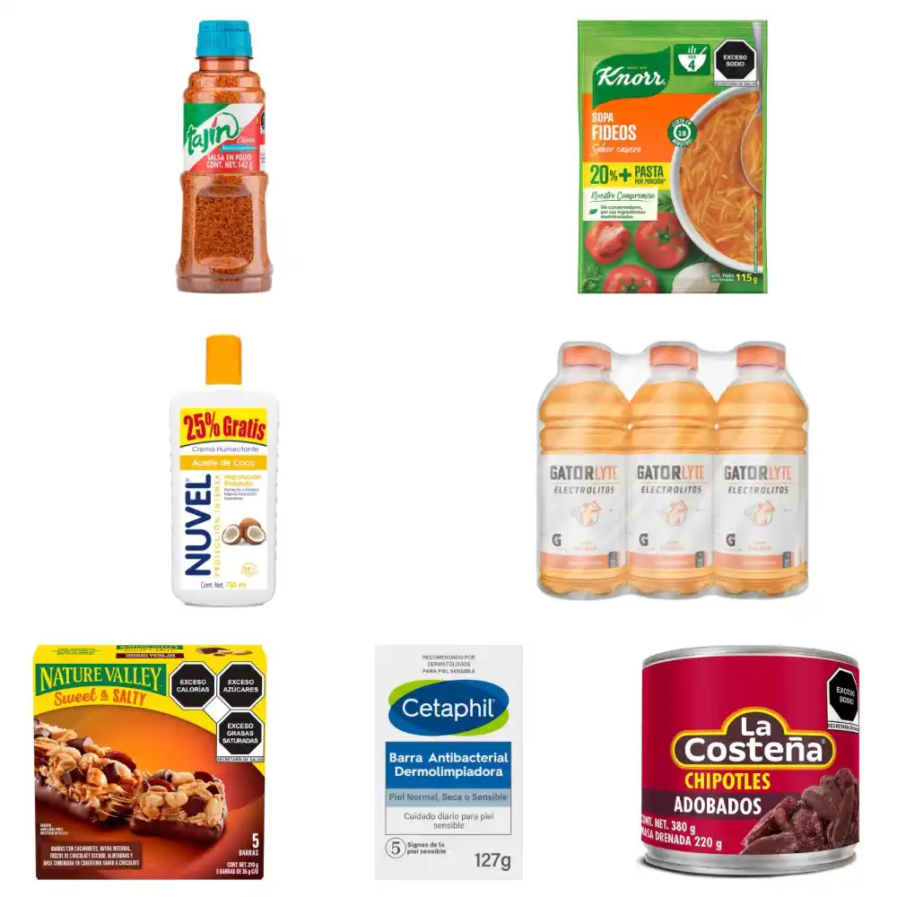 Image from Espía de Ofertas: 🍪 Más ofertas de Supermercado ⤵️  ⚬ 3 piezas de Tajín reducido en sod...