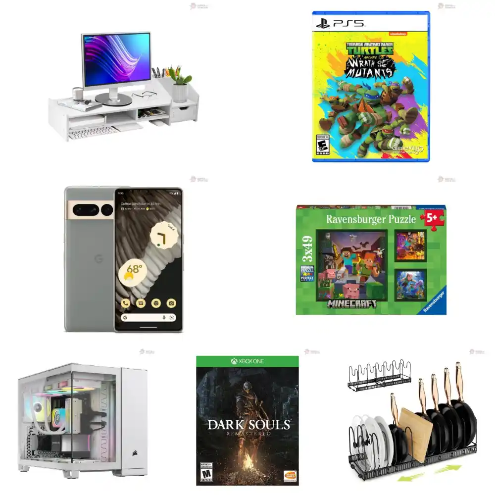 Image from EspĂa de Ofertas: 🕵️‍♂️ Más ofertas del dĂa ⤵️ 🔥 Soporte para monitor con organizador...