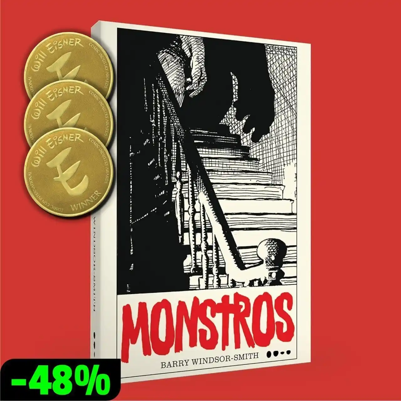 Image from 📚🪳HQ Barata - Promoções de Quadrinhos e Mangás: *🚨🚨🚨"Monstros" de Barry Windsor-Smith, vencedor de 3 Prêmios Eisner...